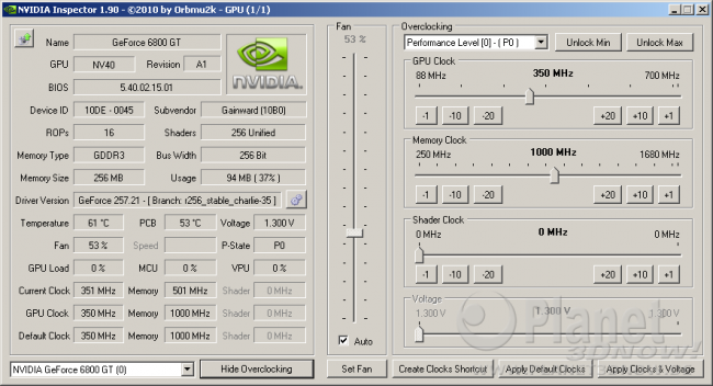 NVIDIA Inspector Tool 1.9.5.5 - Planet 3DNow! - Das Online-Magazin für den  AMD-User